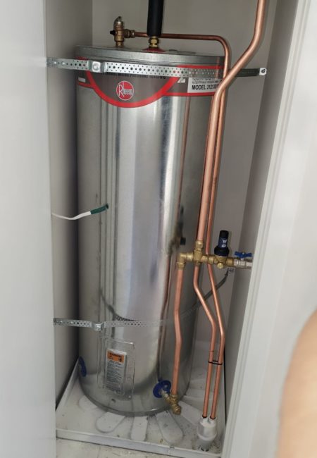 new hot water cylinder installation